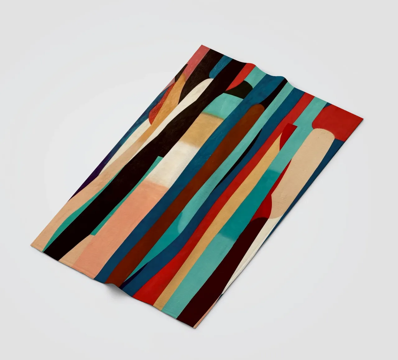 Funky Forest coperta in pile da ChiasMata CozMos