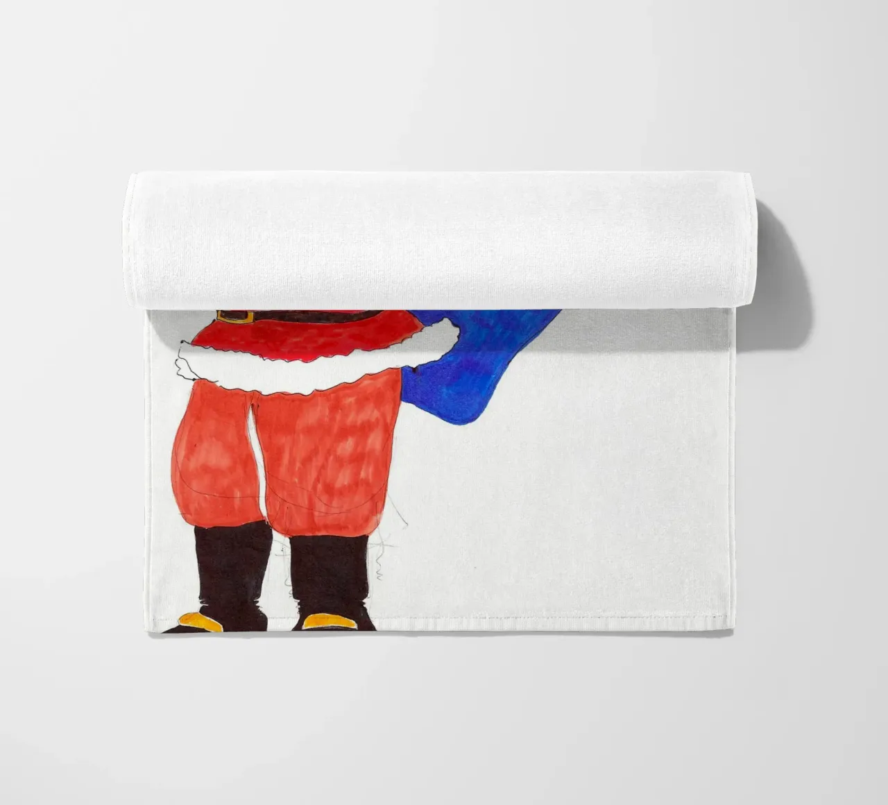 Christmas beach towel by Massimo Frascogna