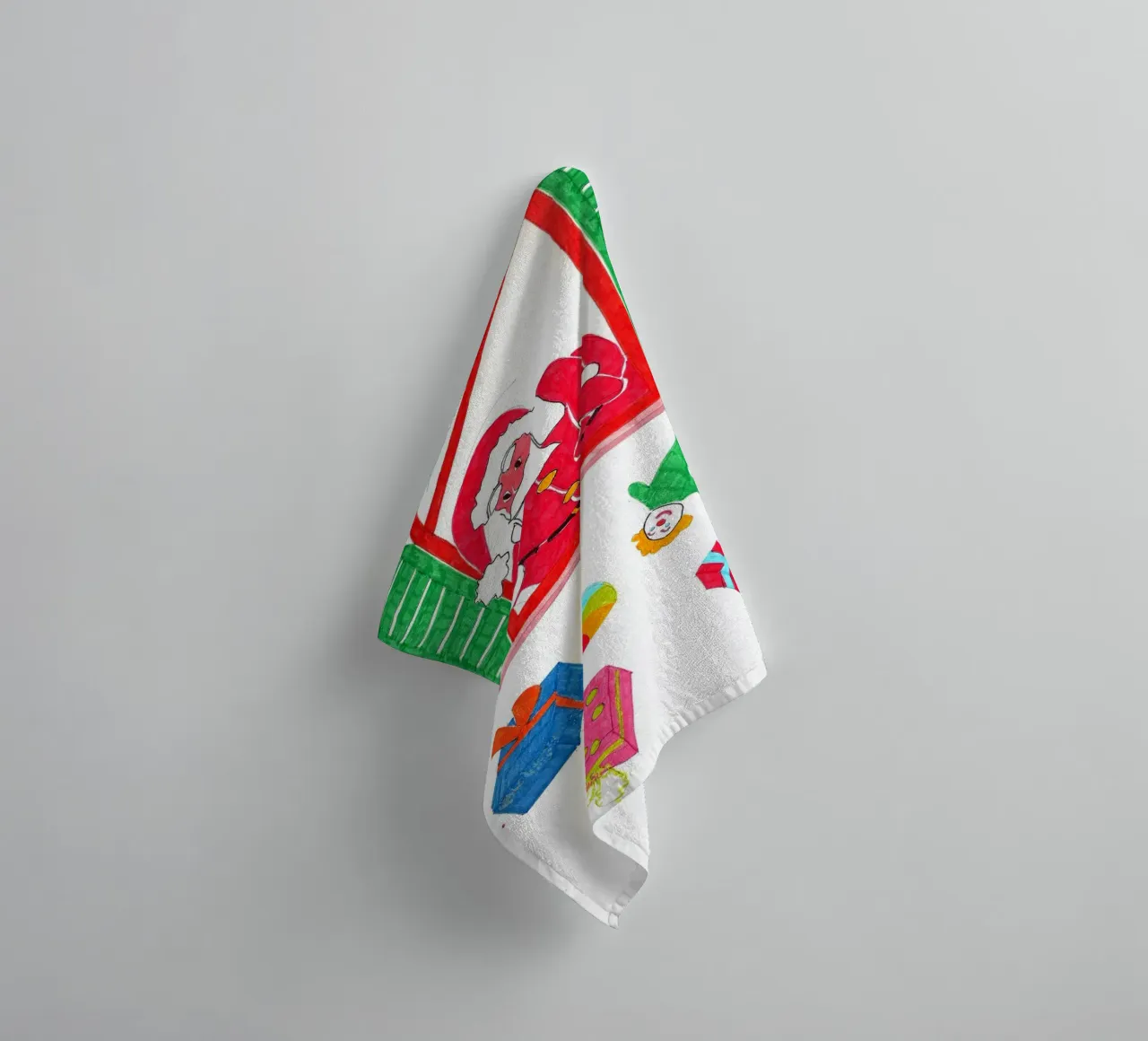Christmas towel by Massimo Frascogna
