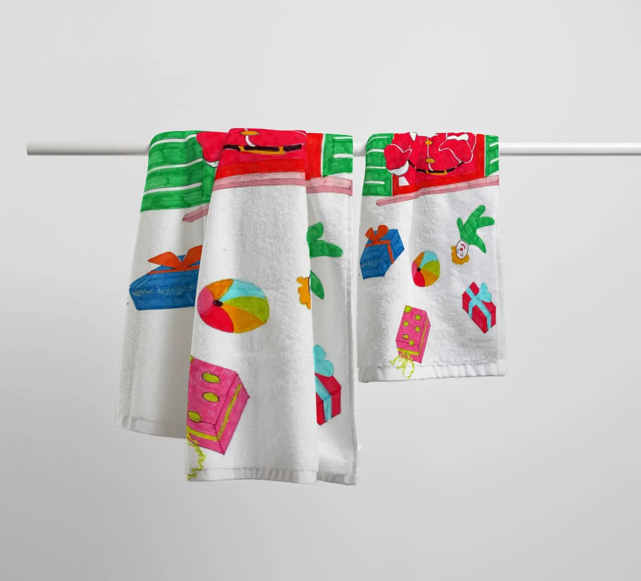 Christmas towel by Massimo Frascogna