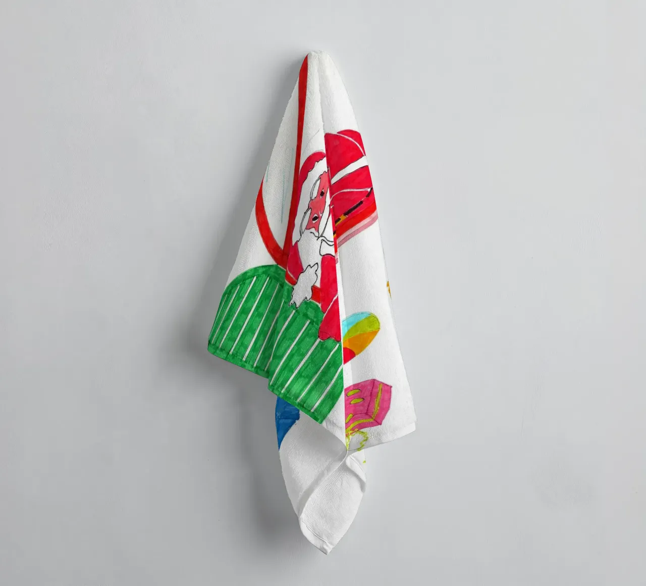 Christmas towel by Massimo Frascogna