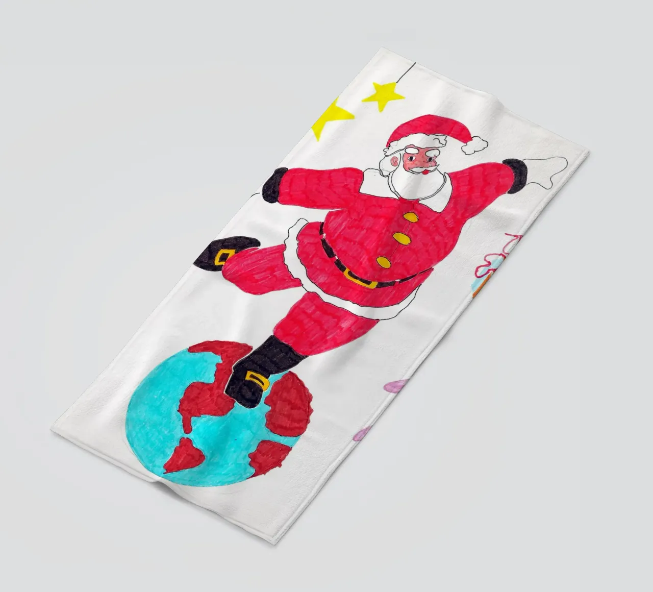 Weihnachten Strandtuch von Massimo Frascogna