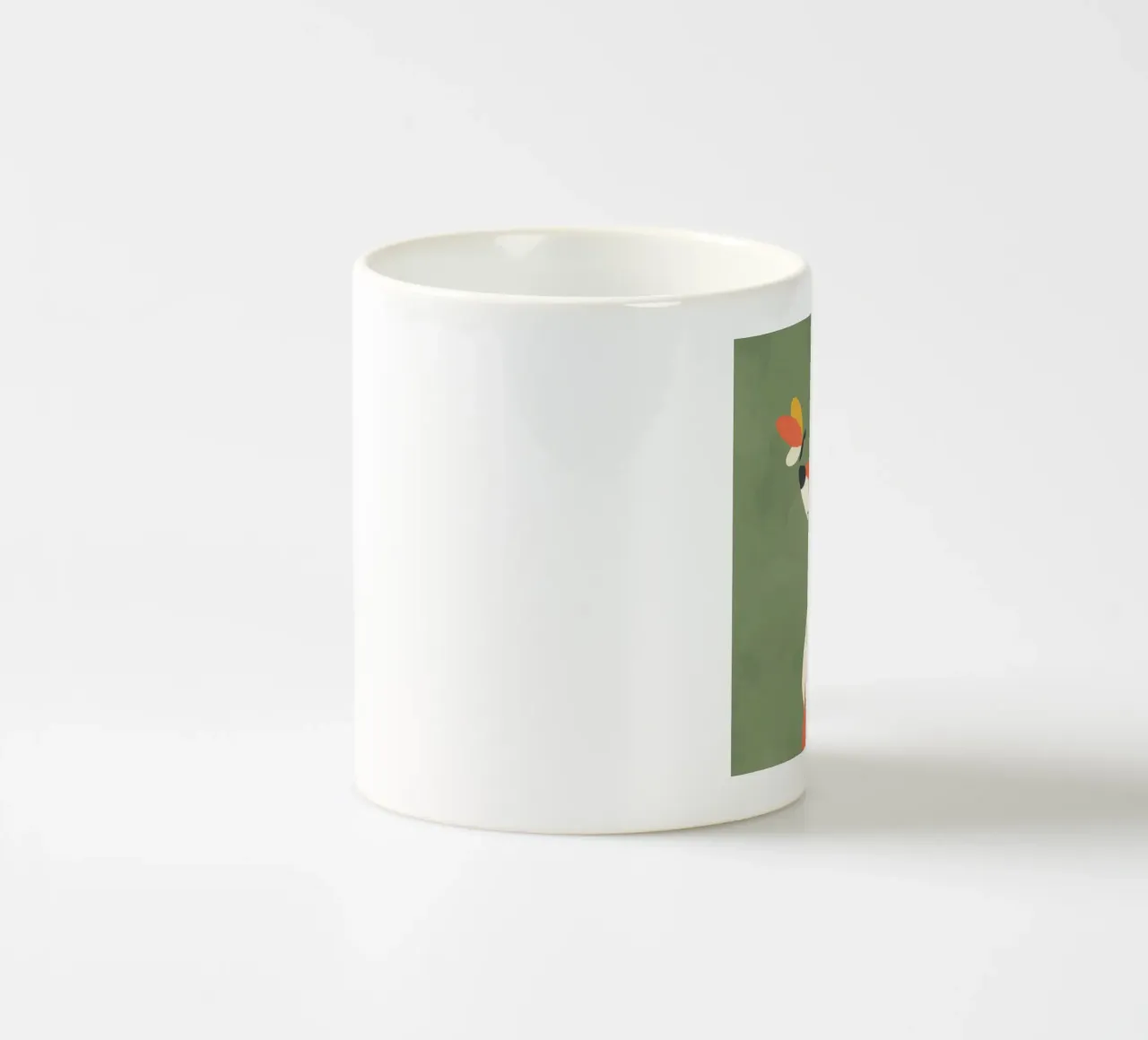 Volpe gentile con farfalla - incontro in armonia tazza in ceramica da namosh