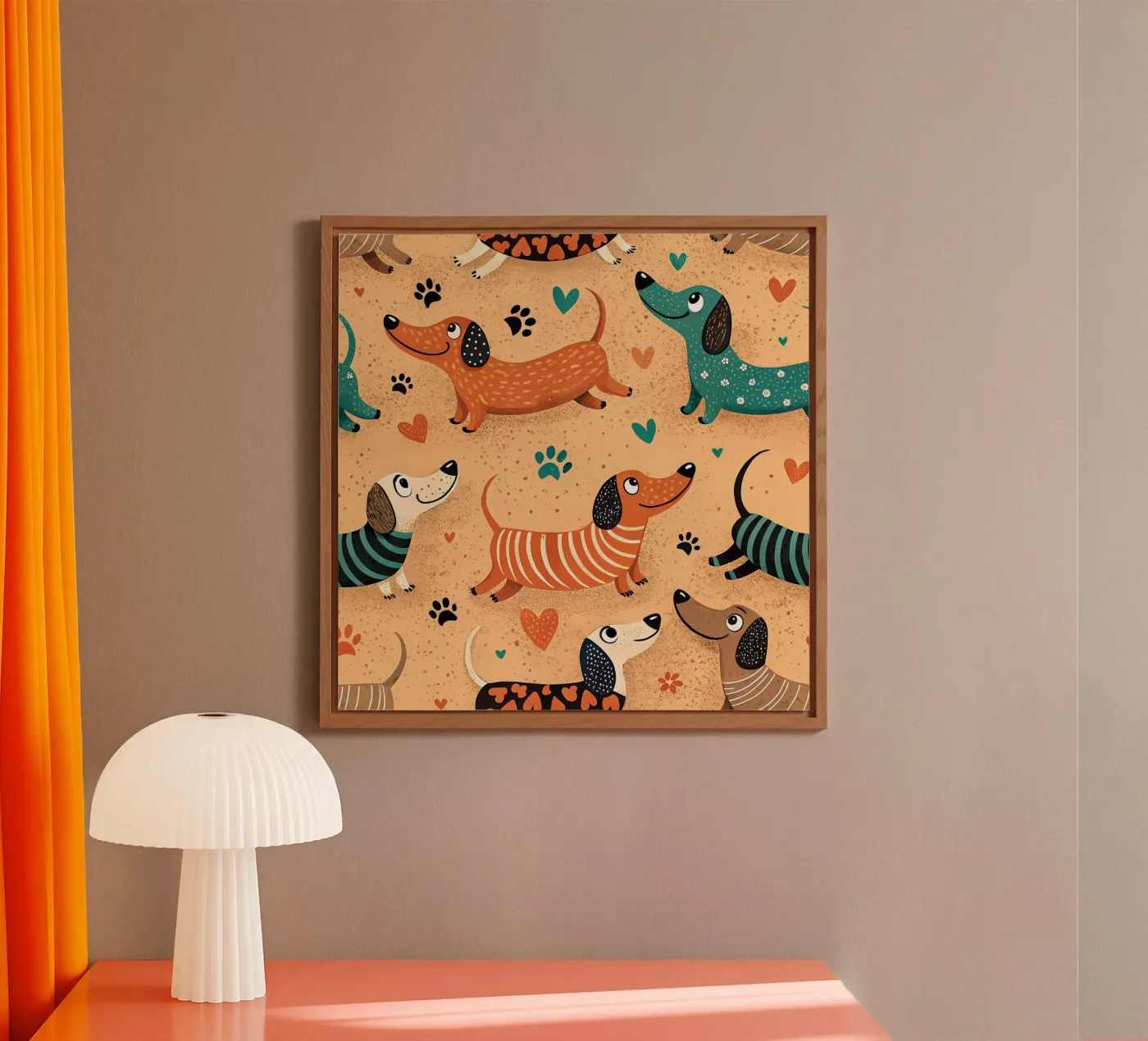 Dog Doodle Pattern forex plate by Happy Littles