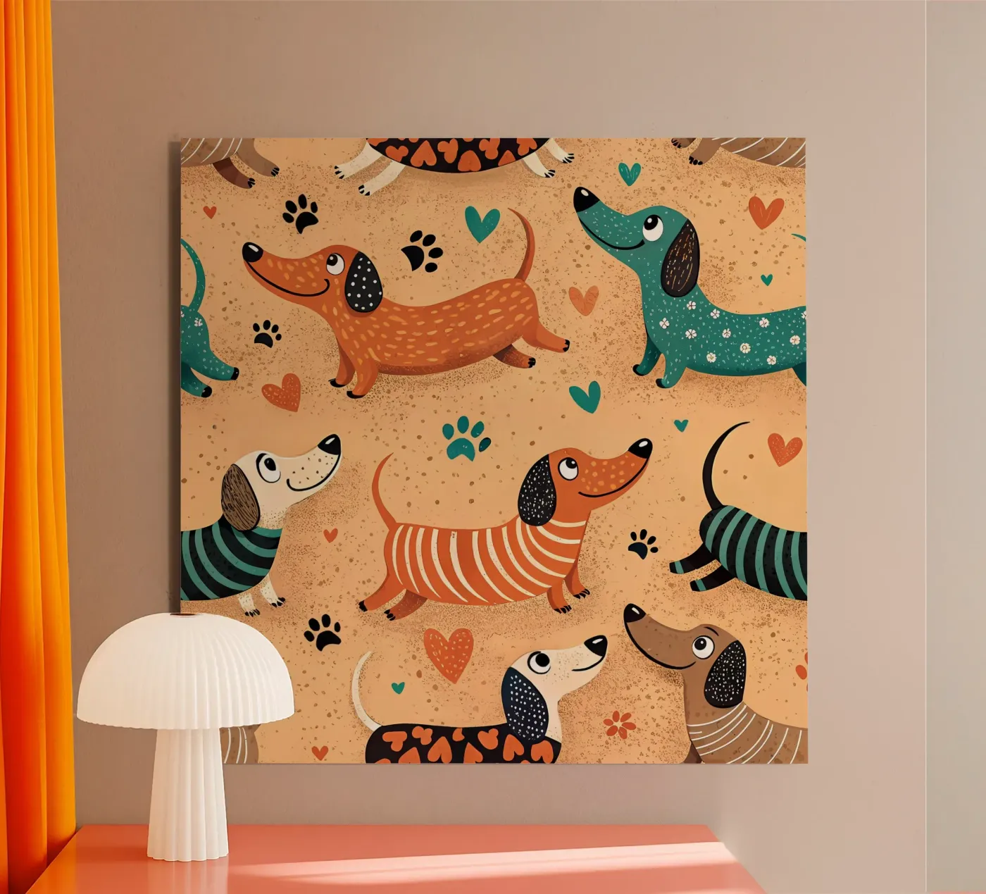 Dog Doodle Pattern forex plate by Happy Littles