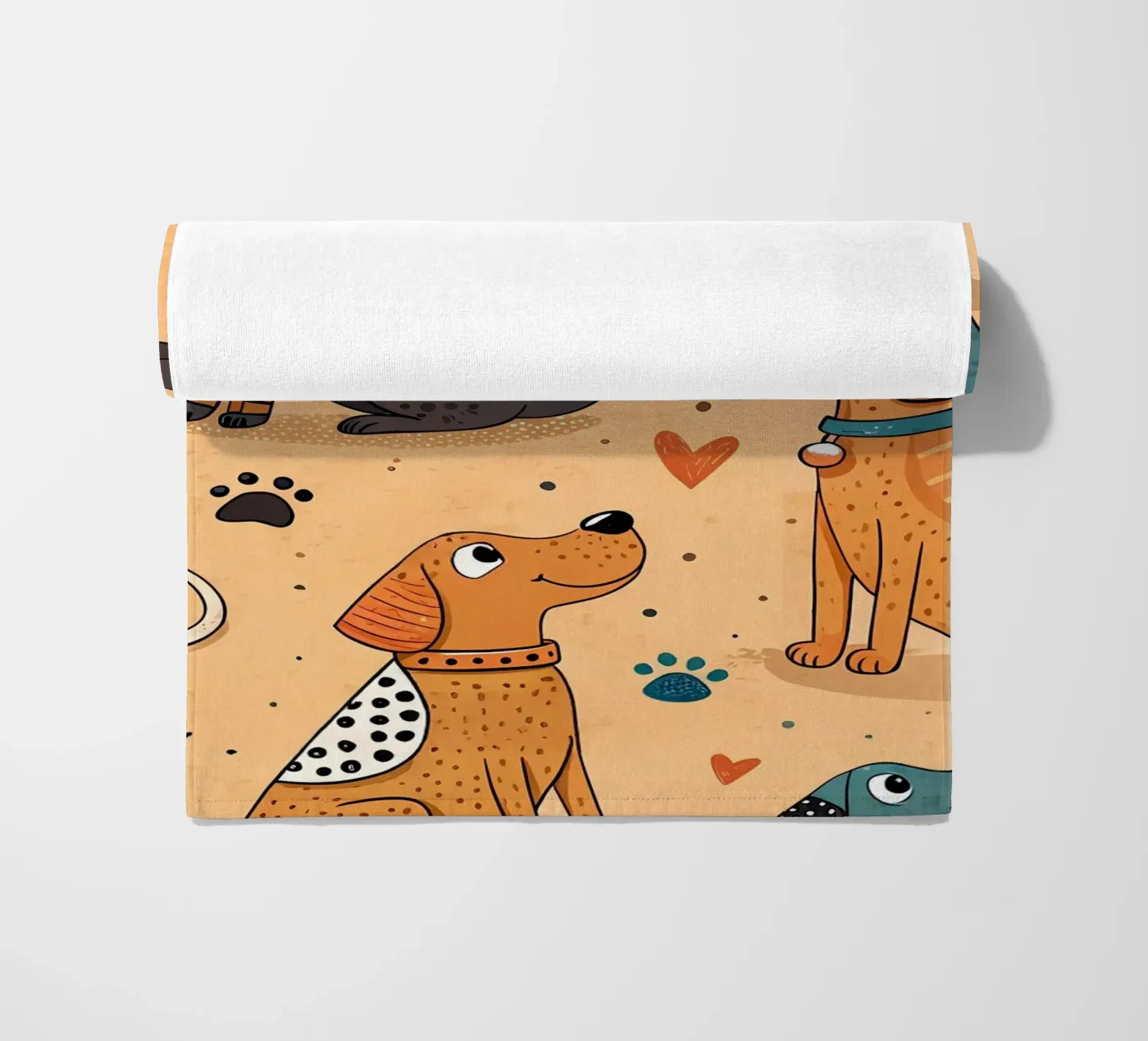 Dog Doodle Pattern telo mare da Happy Littles