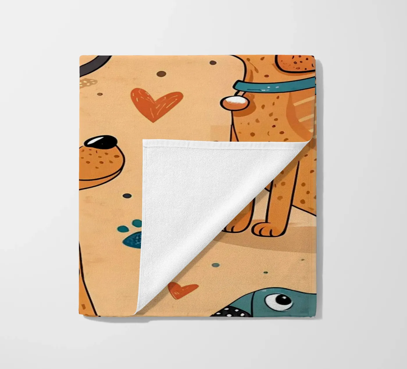 Dog Doodle Pattern telo mare da Happy Littles