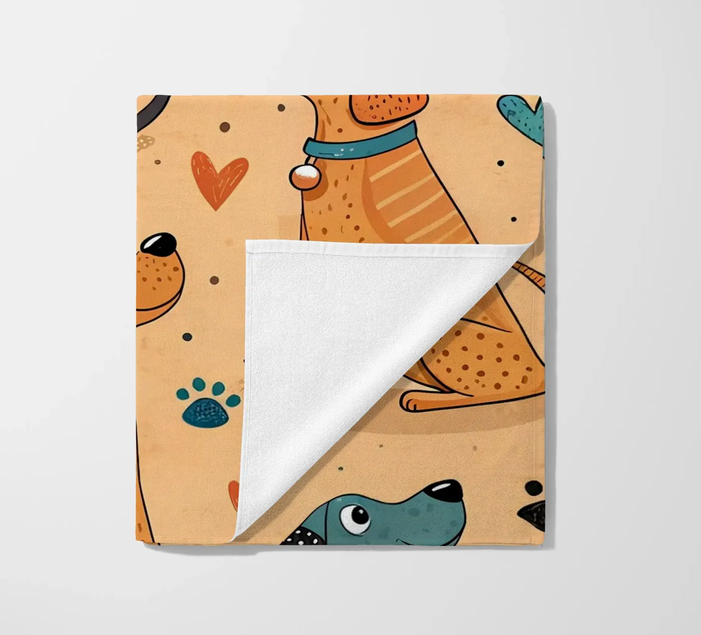 Dog Doodle Pattern telo mare da Happy Littles