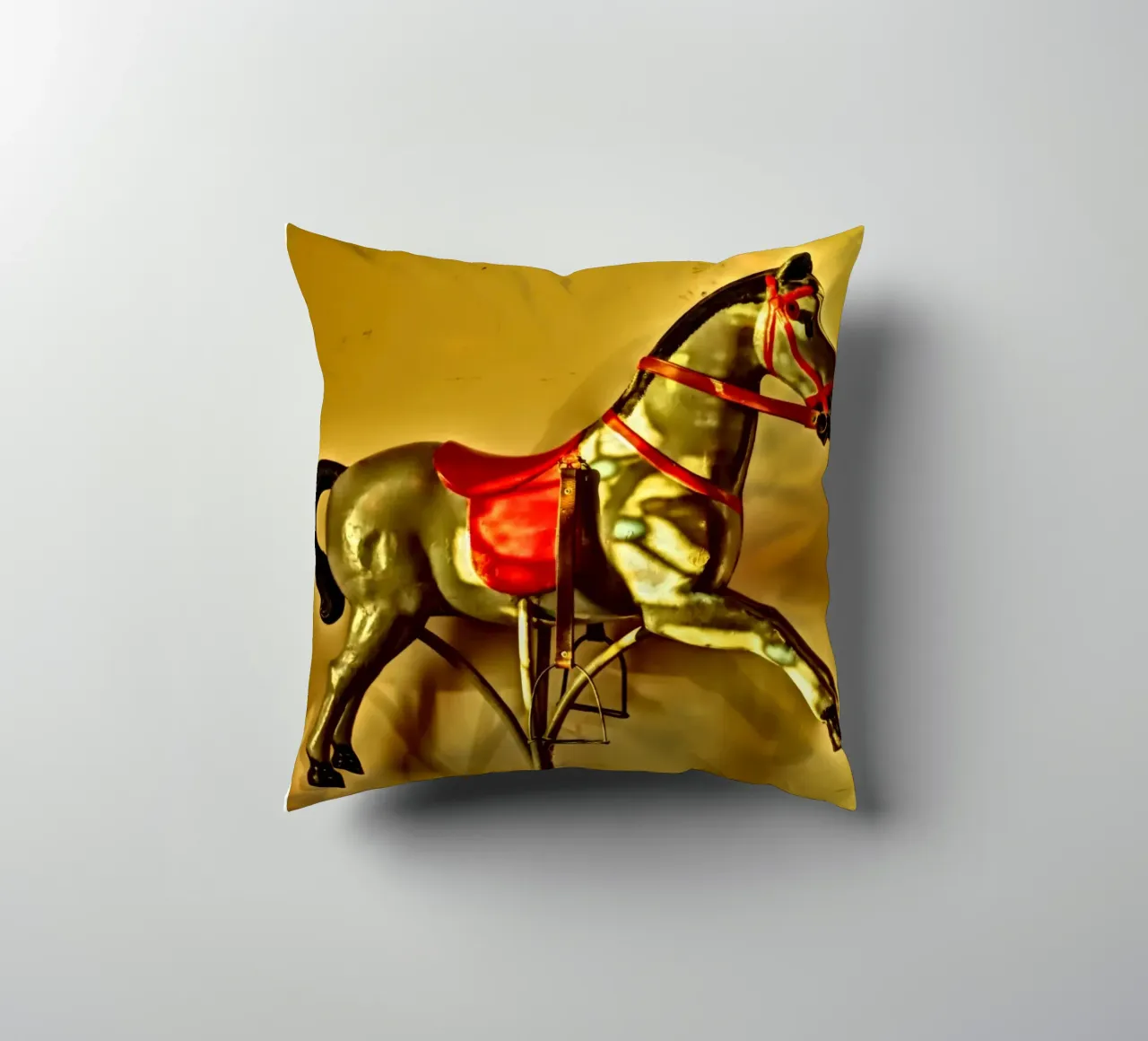 Horse of Dreams cuscino da fanny-bianca