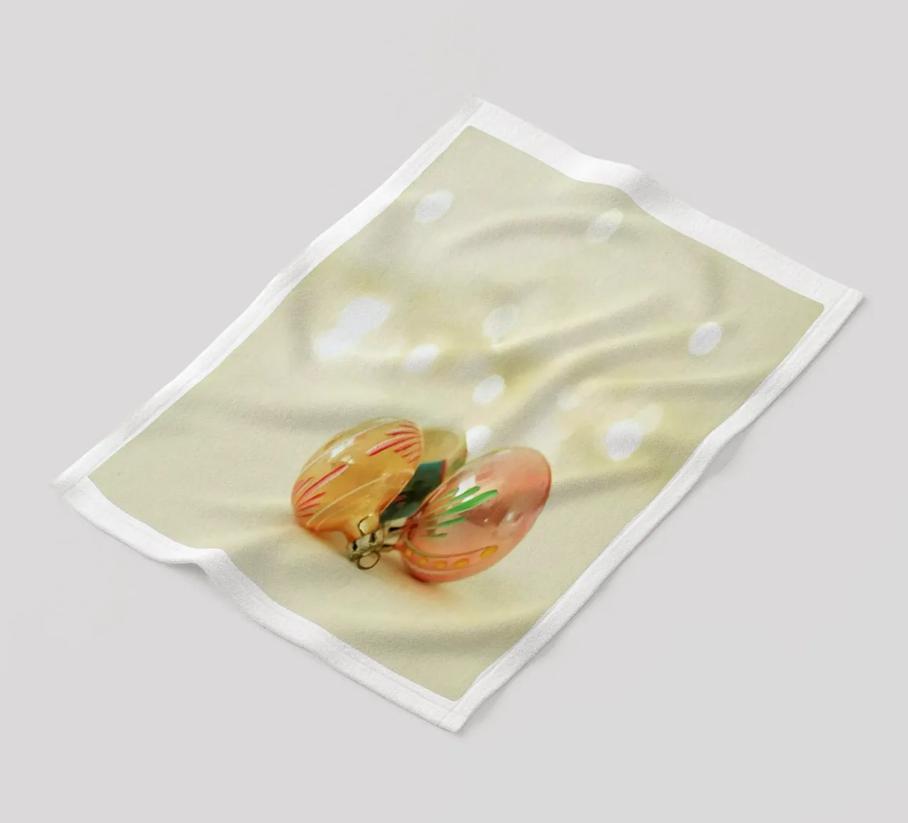 Christbaumkugeln 2 Fleecedecke von Cassia Beck Photography