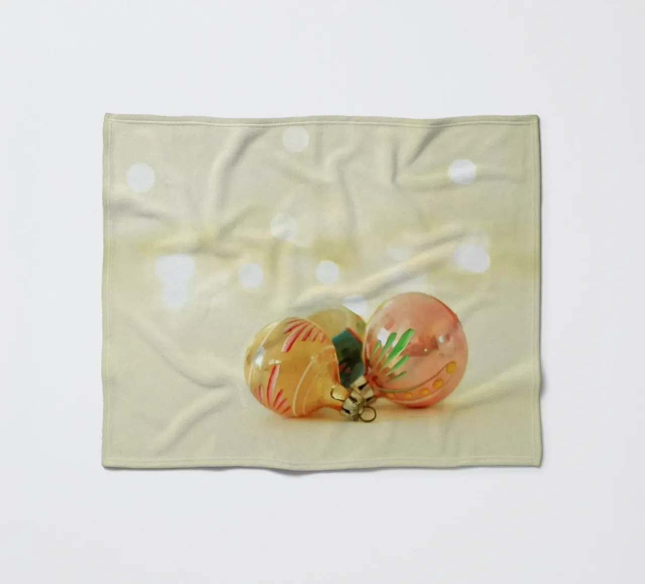 Christbaumkugeln 2 Fleecedecke von Cassia Beck Photography