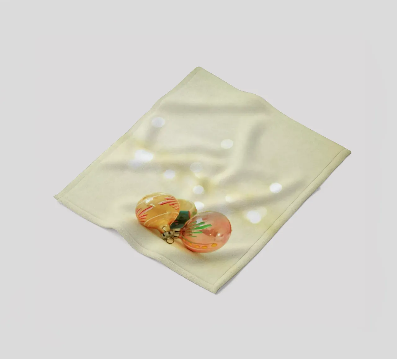 Christbaumkugeln 2 Fleecedecke von Cassia Beck Photography