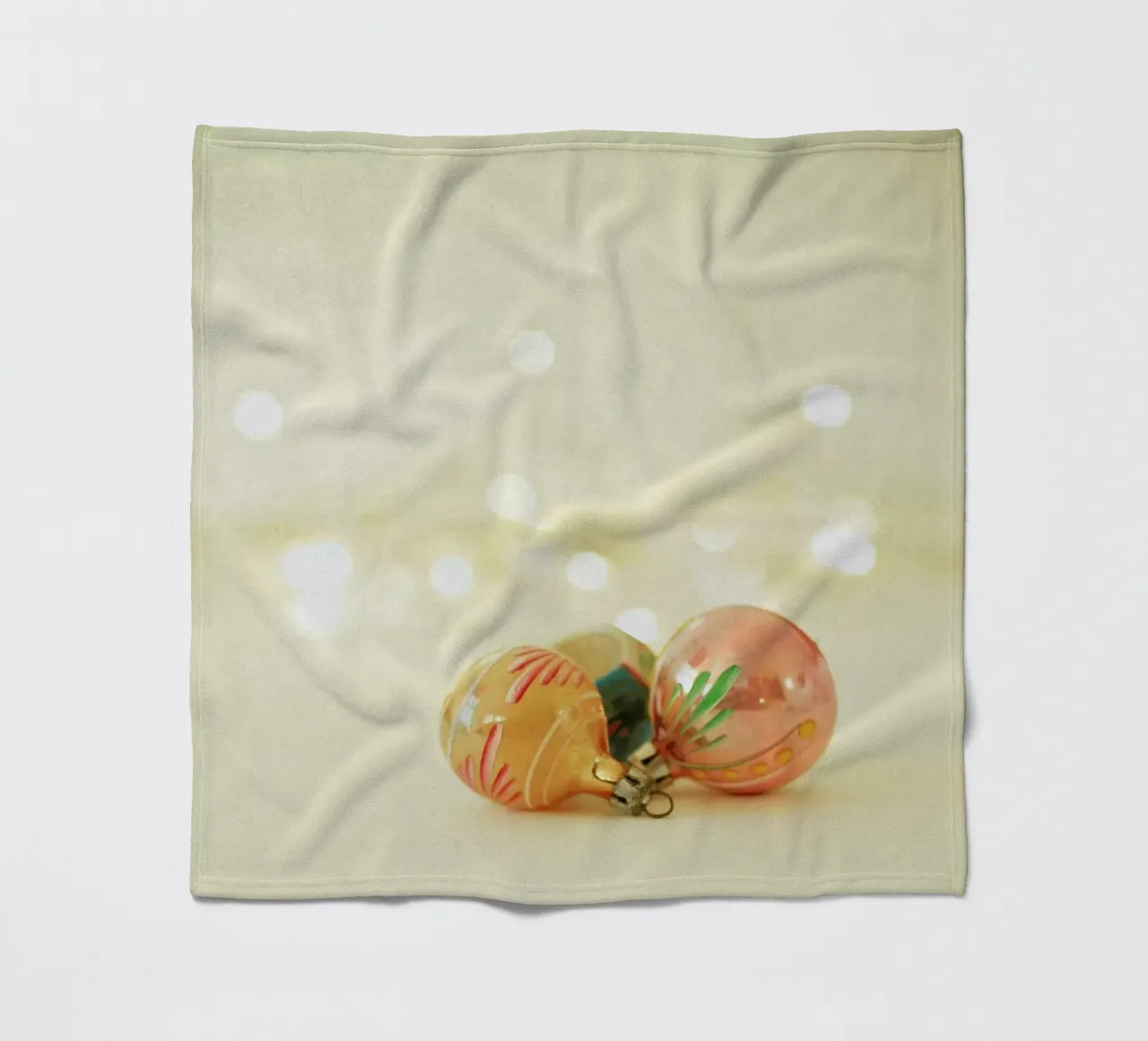 Christbaumkugeln 2 Fleecedecke von Cassia Beck Photography