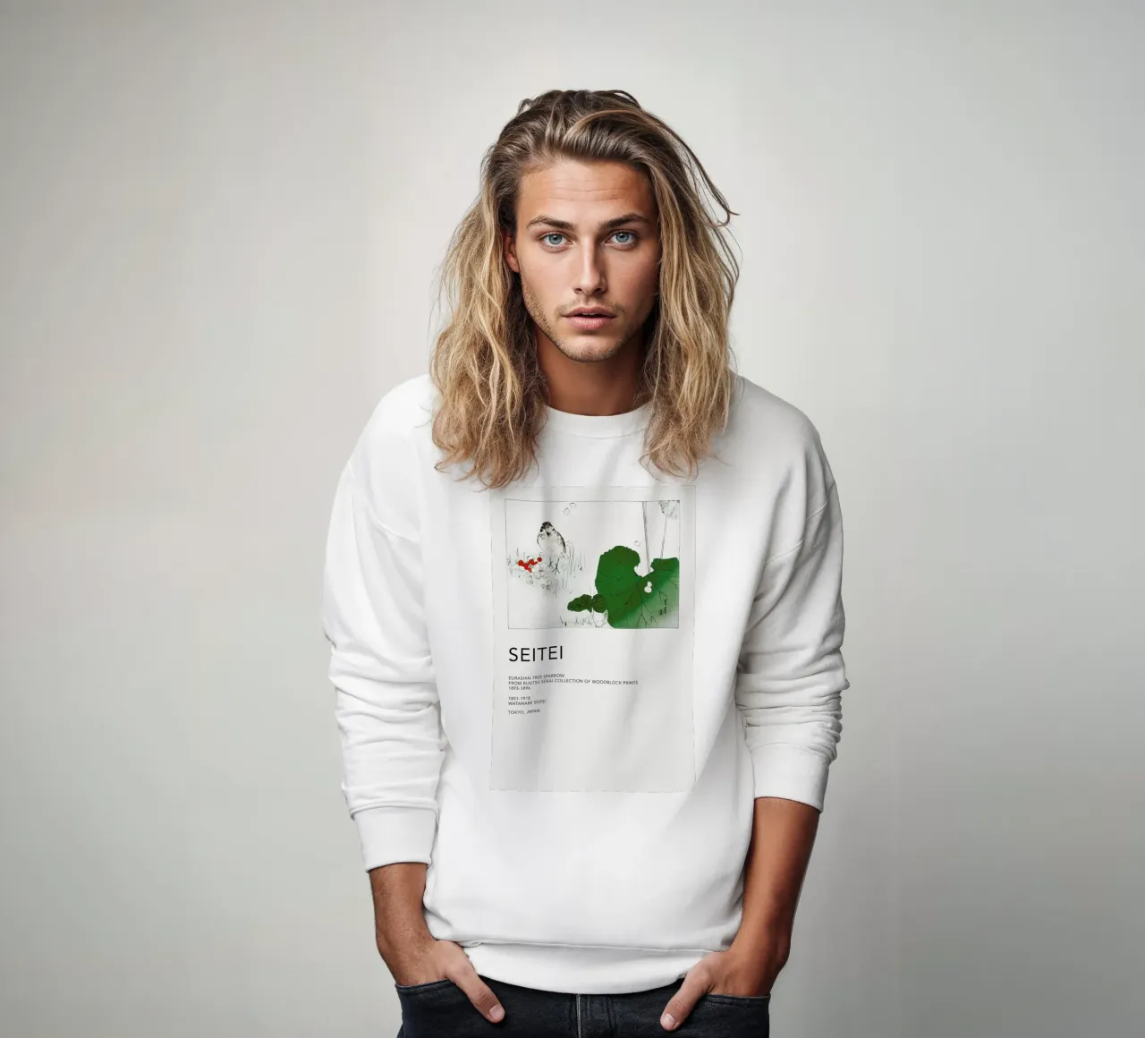 Seitei - Eurasian Tree Sparrow felpa da Vintage by JUNIQE