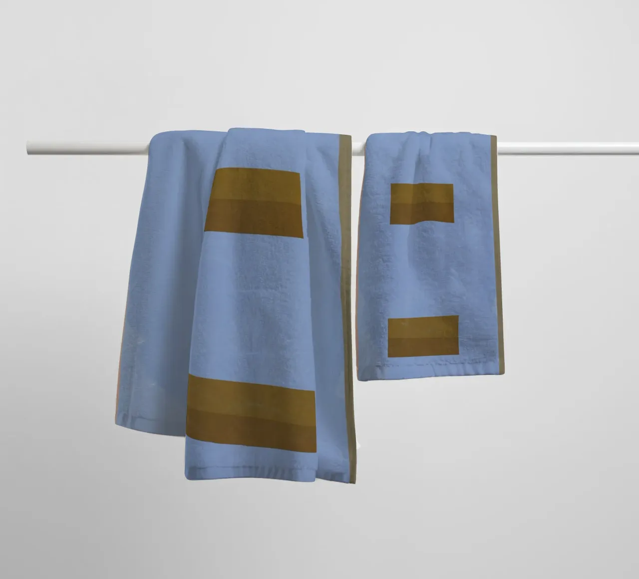 Architectural abstract towel by Little Dean