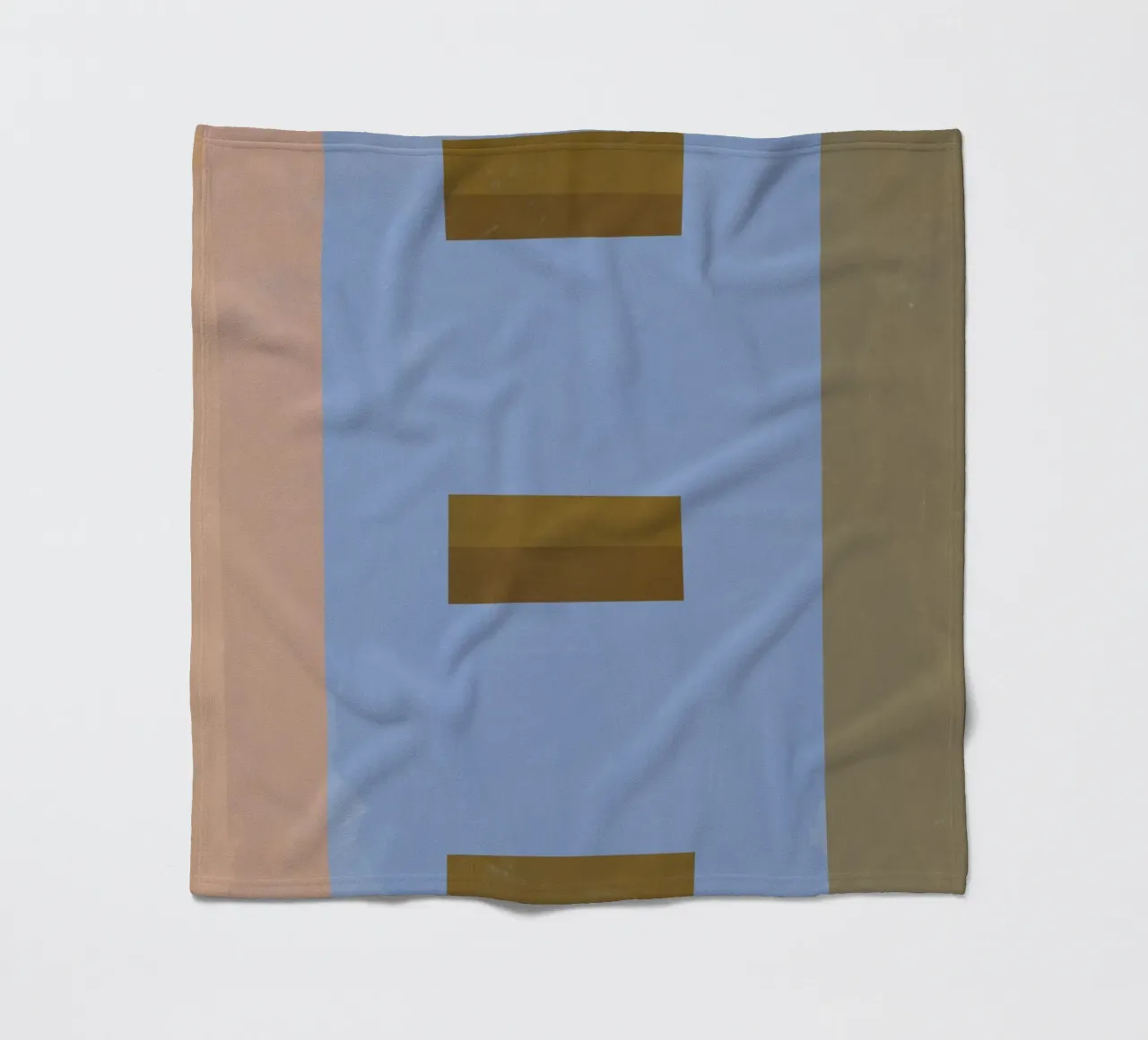 Architectural abstract fleece blanket by Little Dean