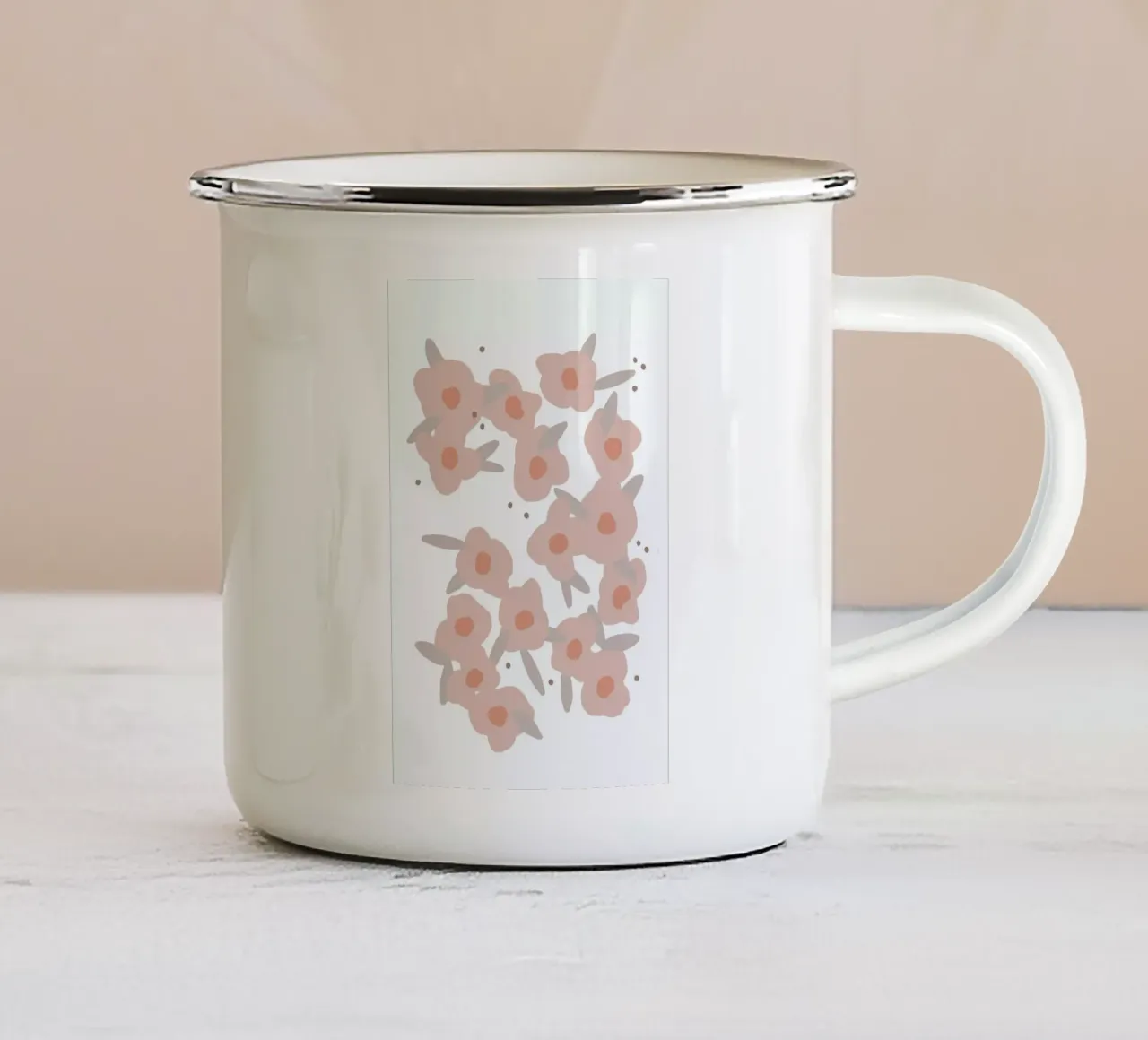Blumenwiese No2 tazza in smalto da KRUTH DESIGN