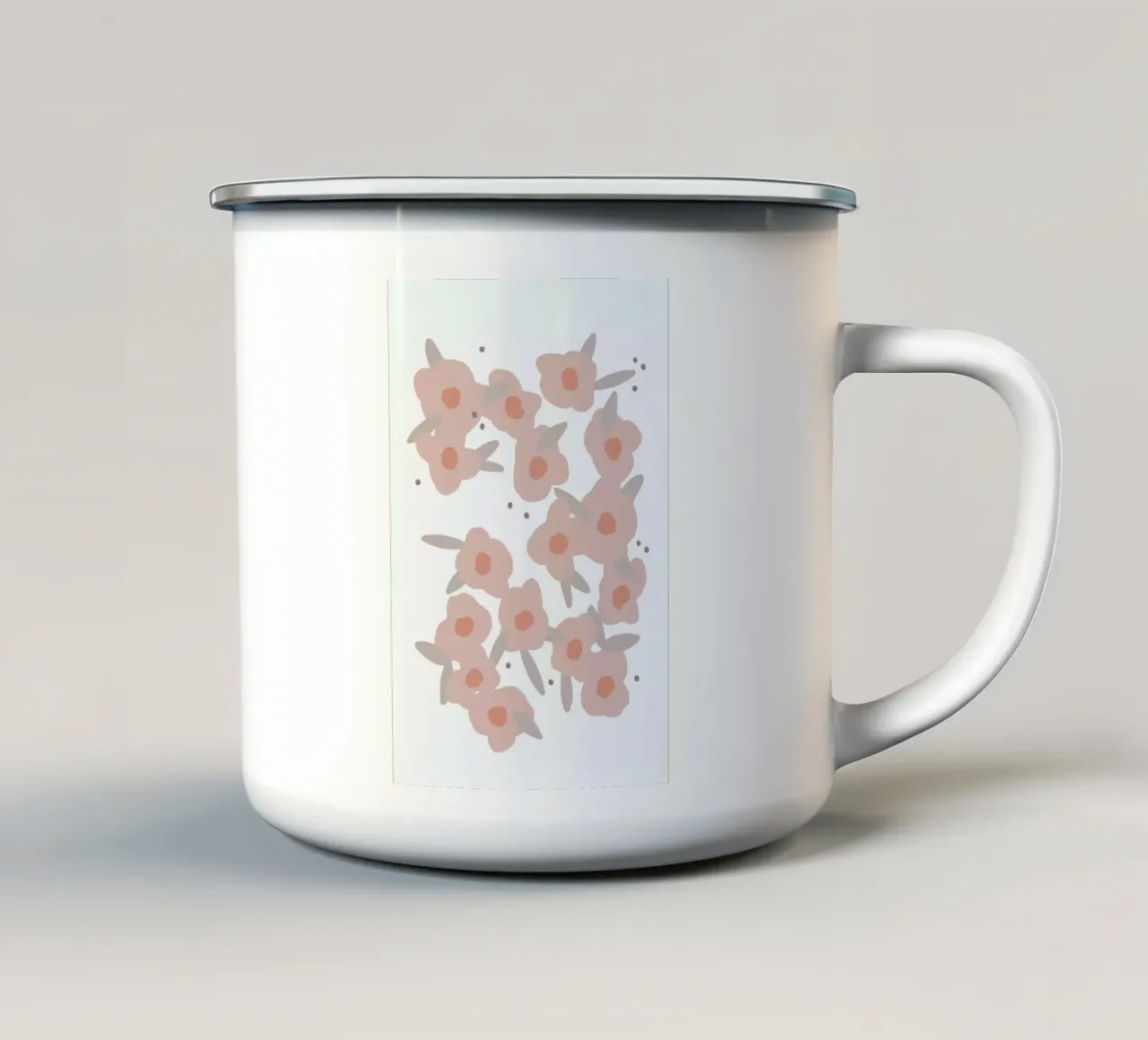 Blumenwiese No2 tazza in smalto da KRUTH DESIGN