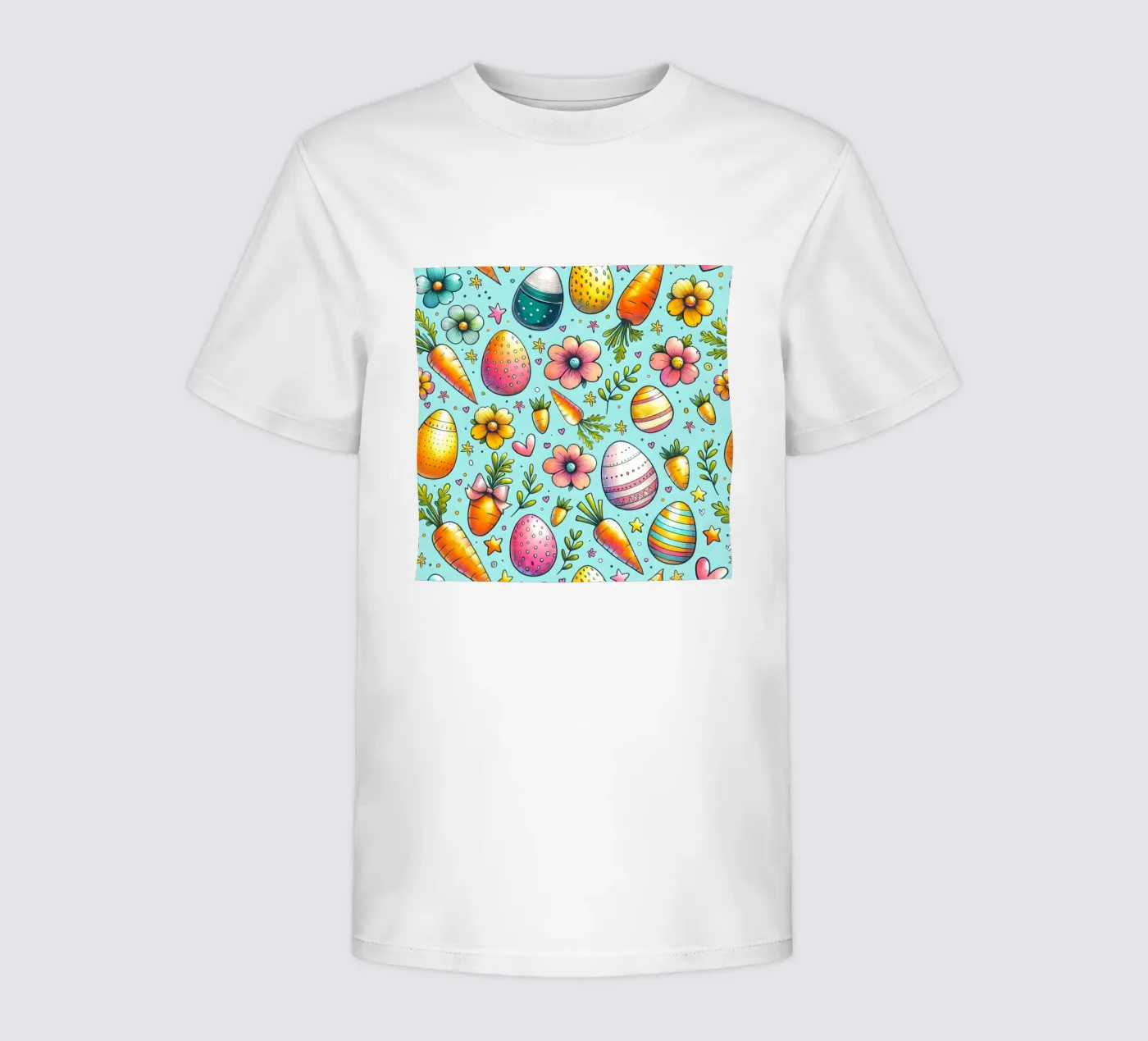Ostereier-Kritzeleien Kinder T-Shirt von Happy Littles