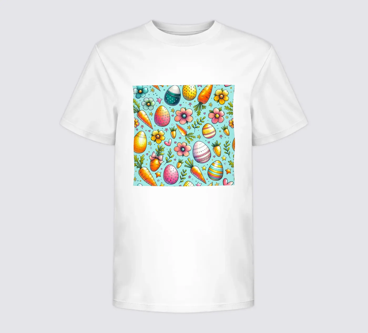 Ostereier-Kritzeleien Kinder T-Shirt von Happy Littles