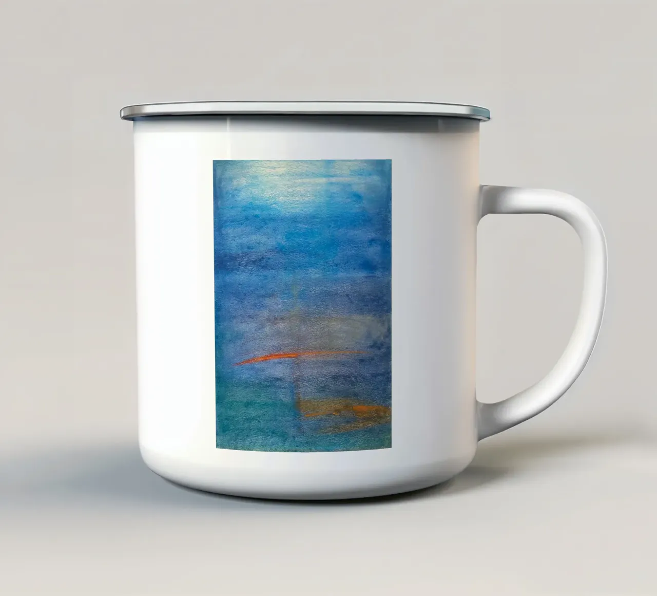 Blue Dawn tazza in smalto da MissVeroonica