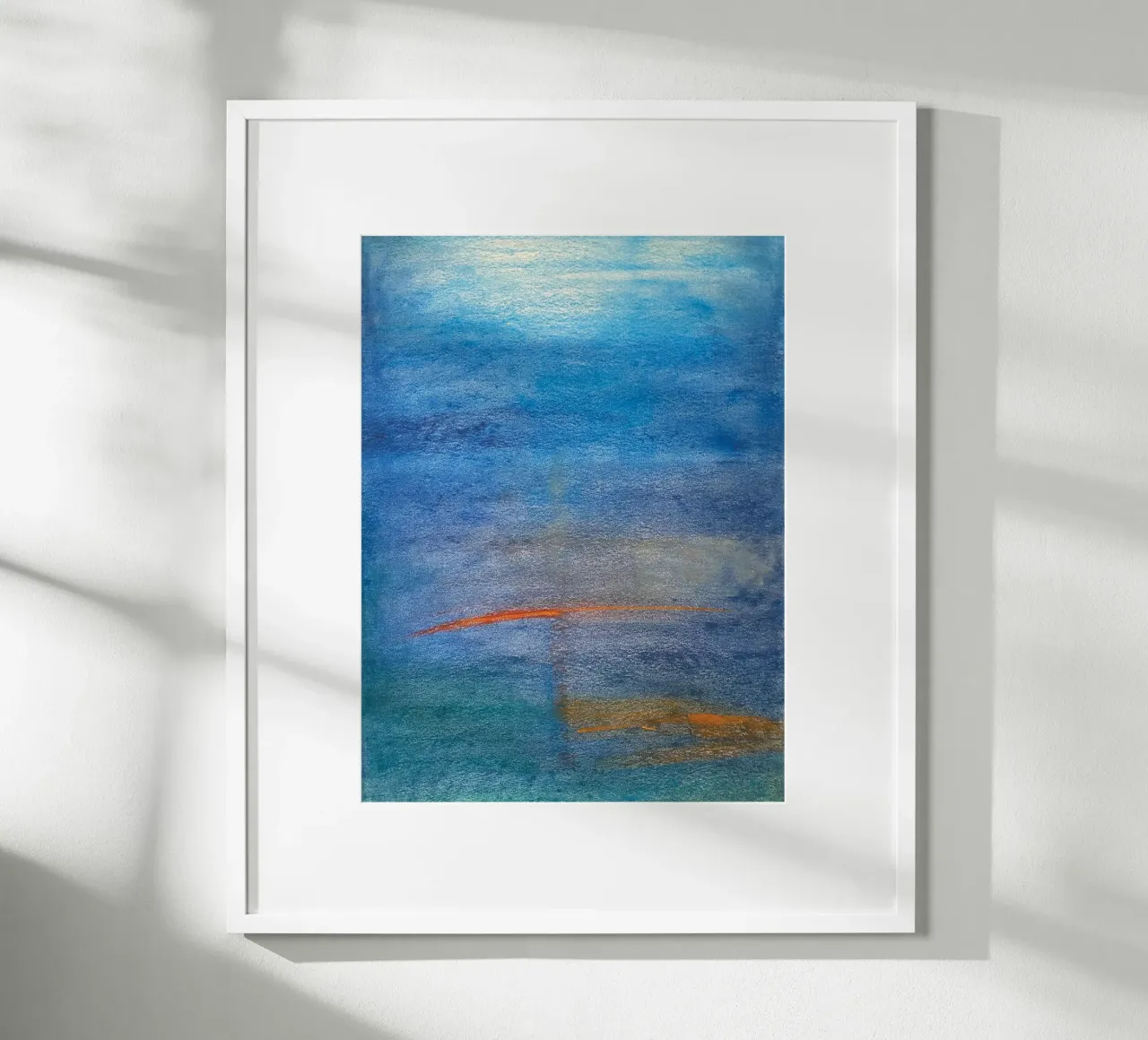 Blue Dawn poster con telaio in plastica da MissVeroonica