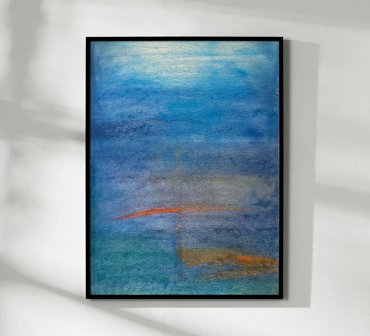 Blue Dawn poster con telaio in plastica da MissVeroonica