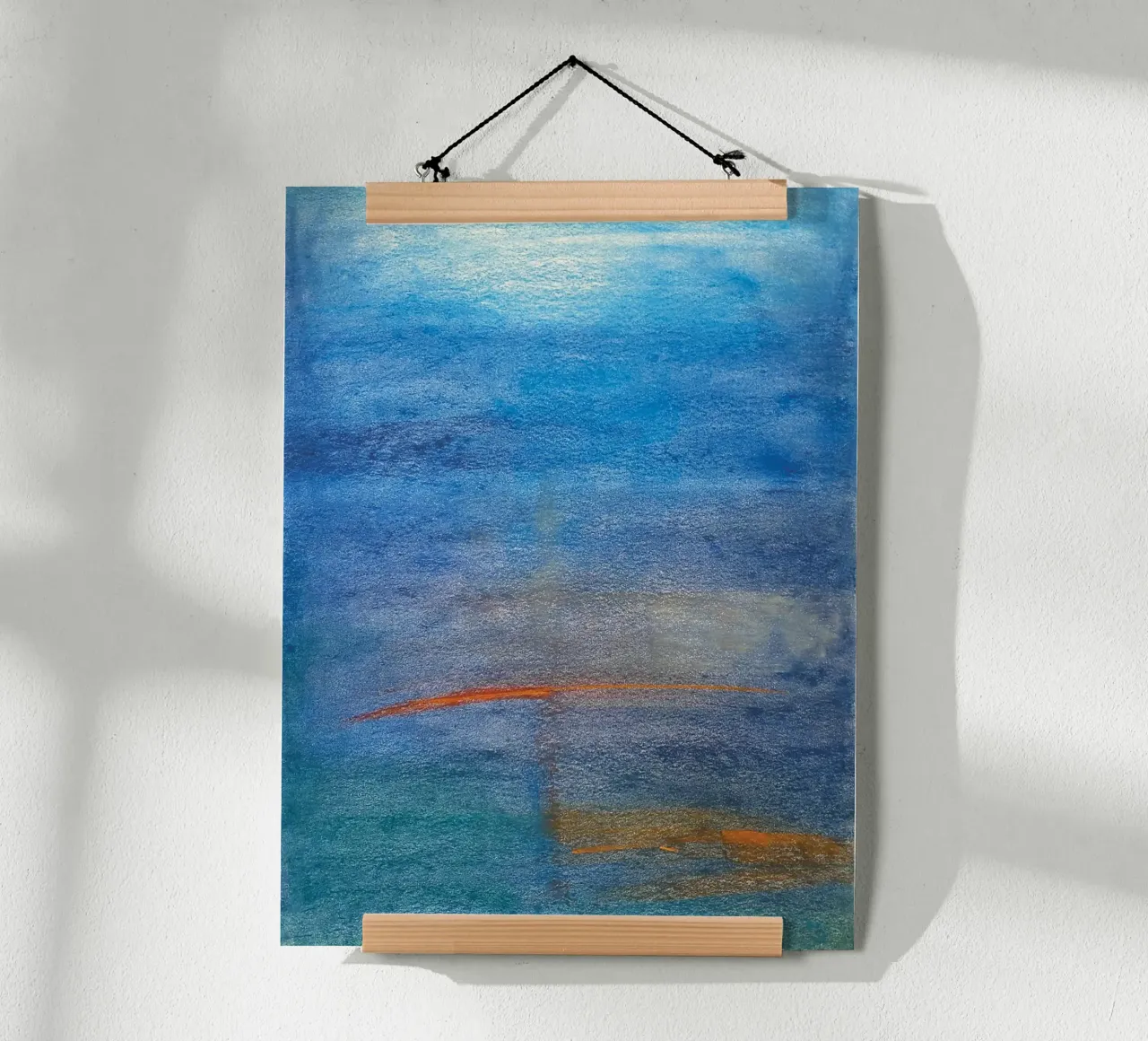Blue Dawn poster con telaio in plastica da MissVeroonica