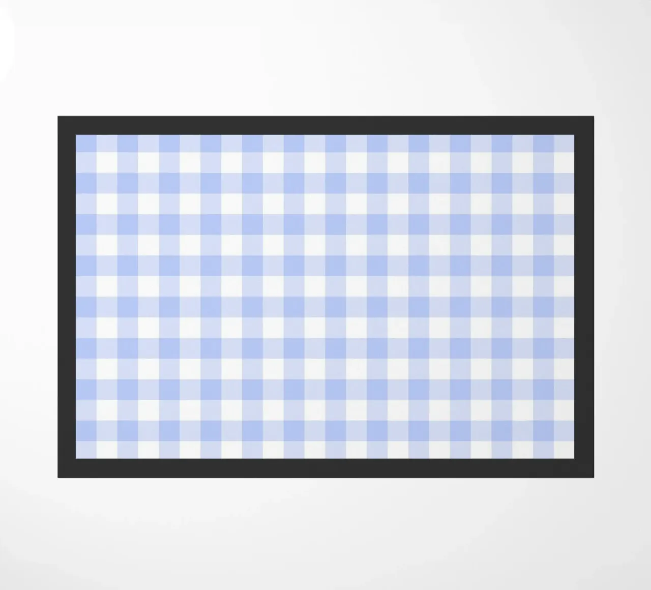 Gingham blu pastello zerbino da Happy Littles