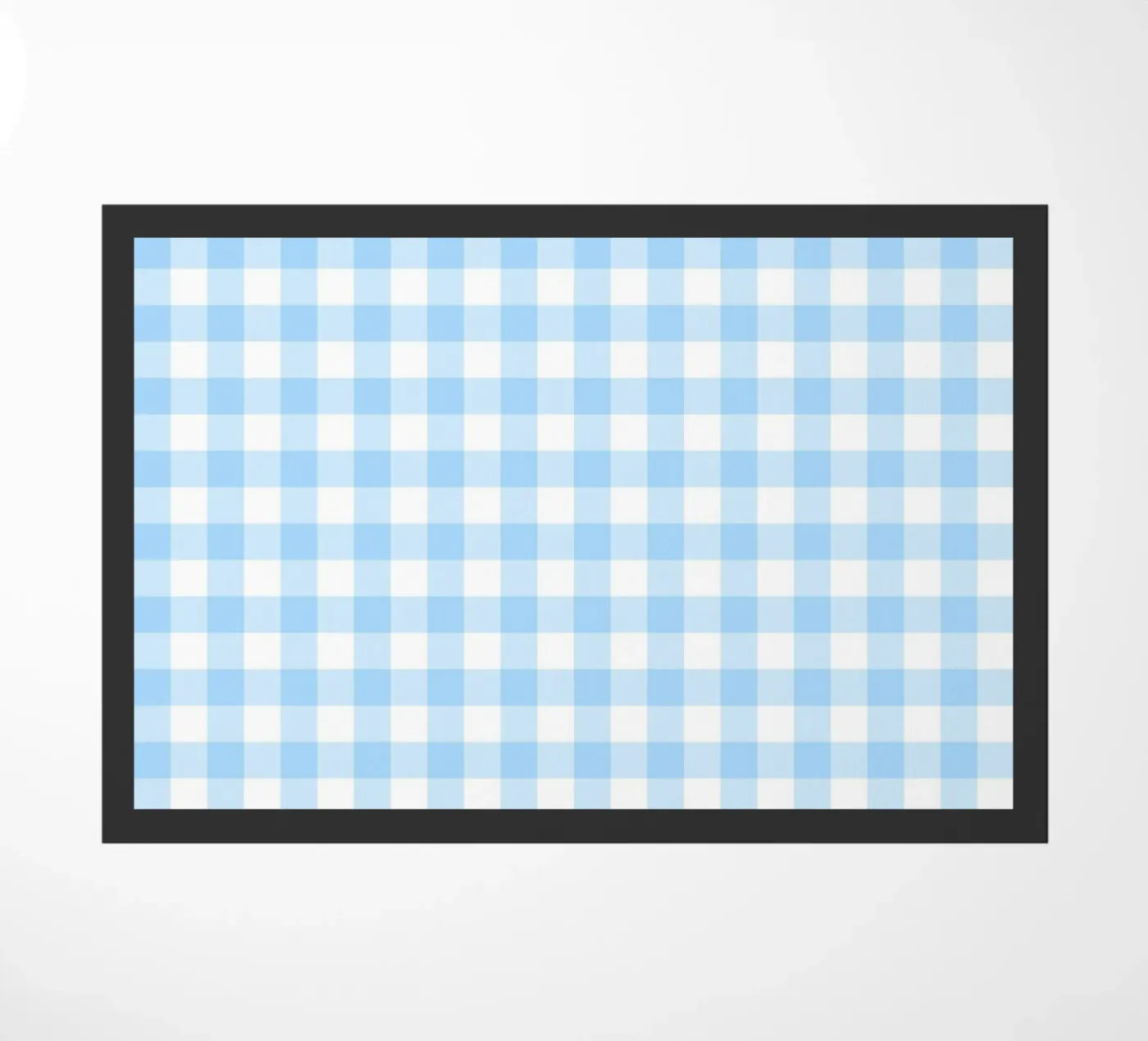 Gingham blu pastello zerbino da Happy Littles