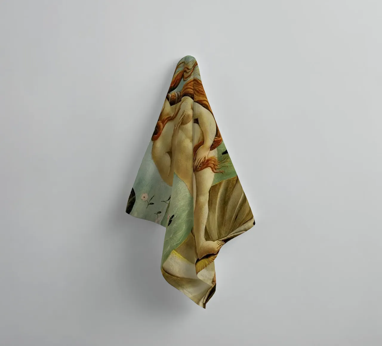 Botticelli - The Birth of Venus asciugamano da bagno da Vintage by JUNIQE