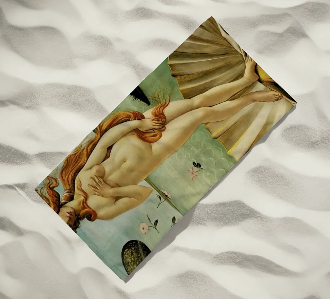 Botticelli - The Birth of Venus telo mare da Vintage by JUNIQE