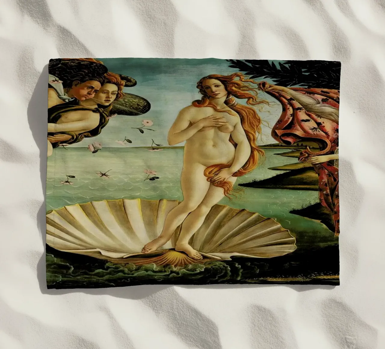 Botticelli - The Birth of Venus telo mare da Vintage by JUNIQE