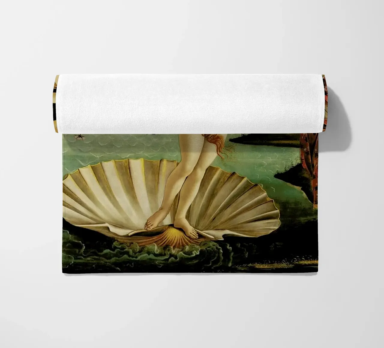 Botticelli - The Birth of Venus telo mare da Vintage by JUNIQE