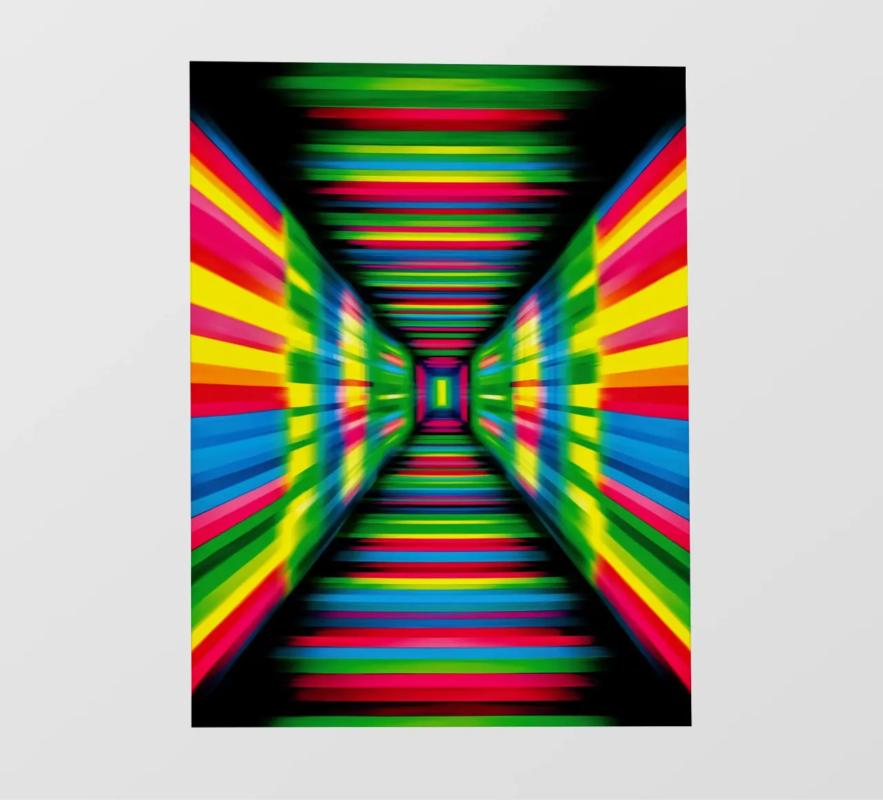 Tunnel LED | Installazione di luce digitale telo in pvc da Autofocus