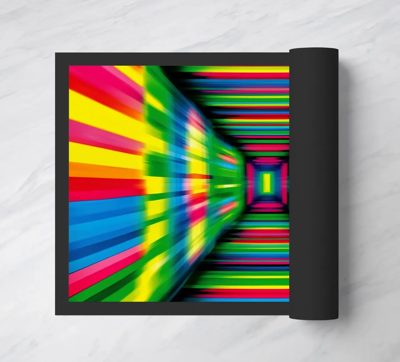 Tunnel LED | Installazione di luce digitale zerbino da Autofocus