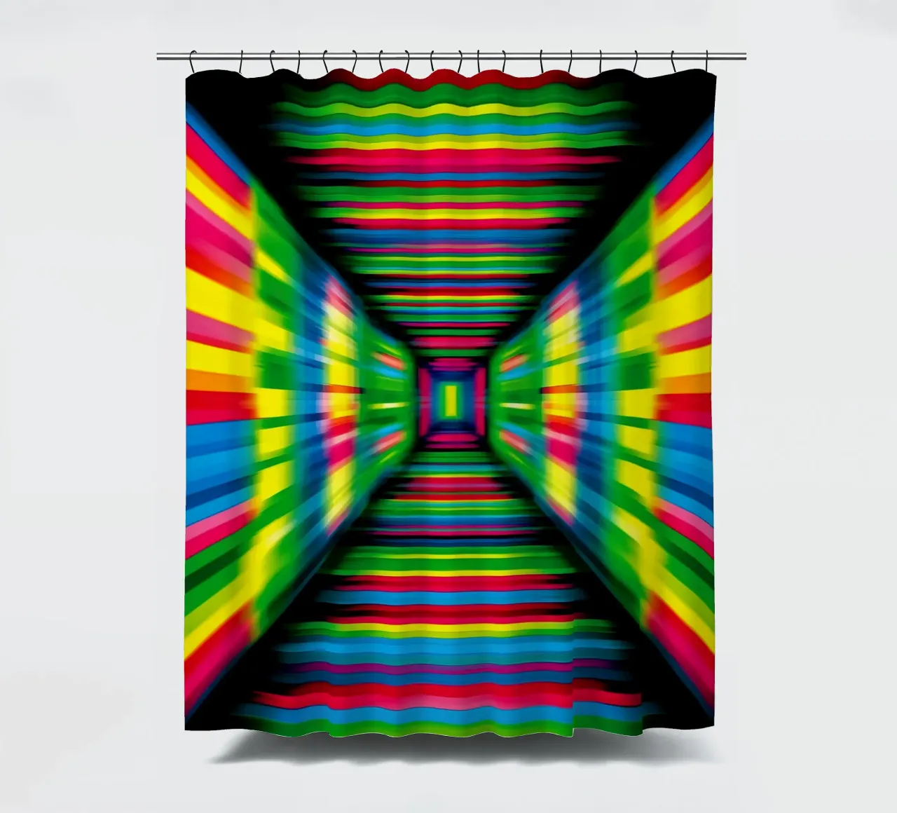 Tunnel LED | Installazione di luce digitale tenda da doccia da Autofocus