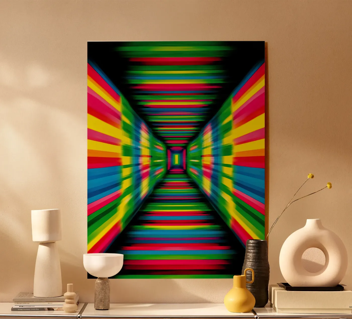 Tunnel LED | Installation d'éclairage numérique plexiglas de Autofocus