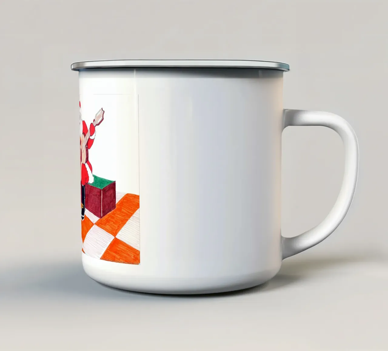 Natale tazza in smalto da Massimo Frascogna
