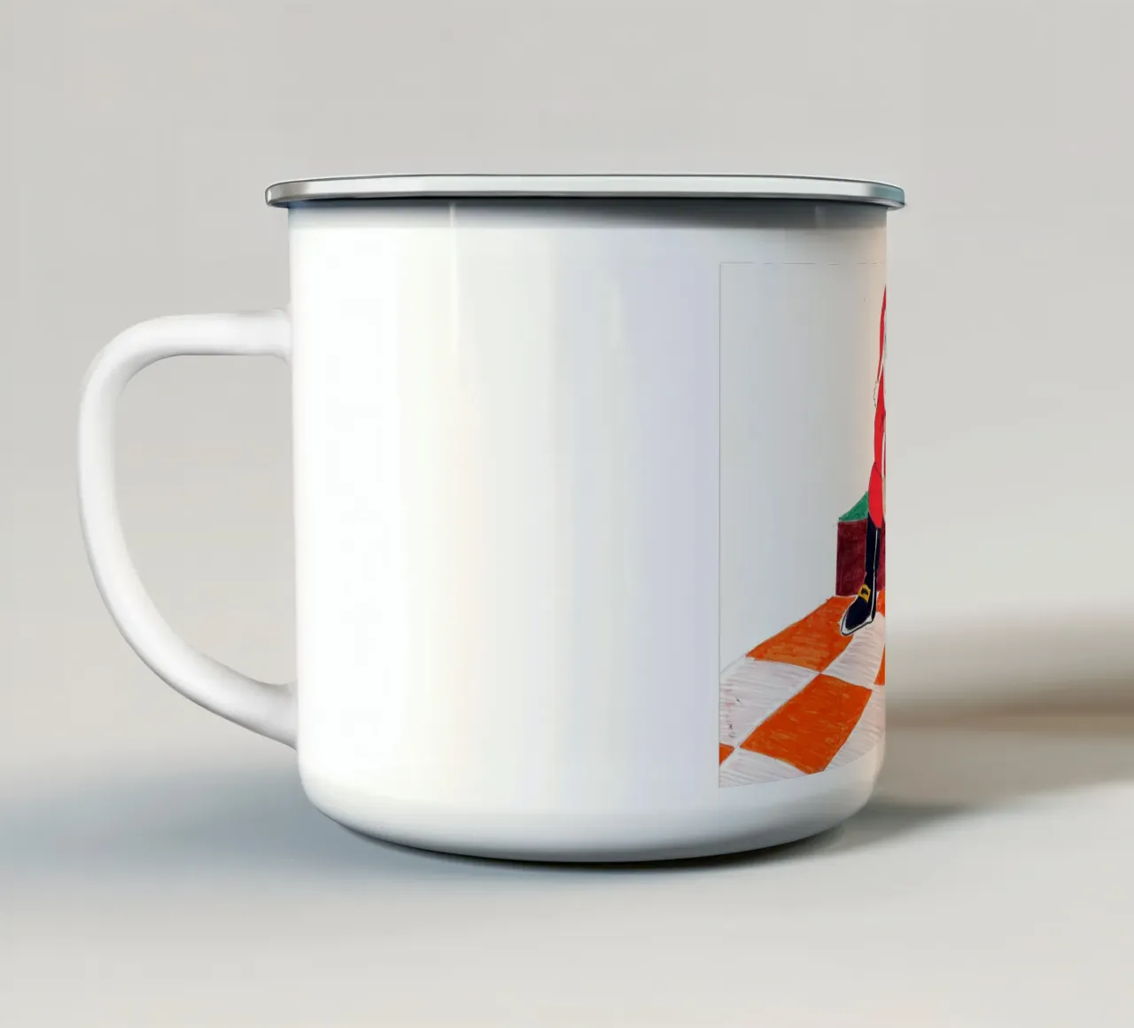 Natale tazza in smalto da Massimo Frascogna