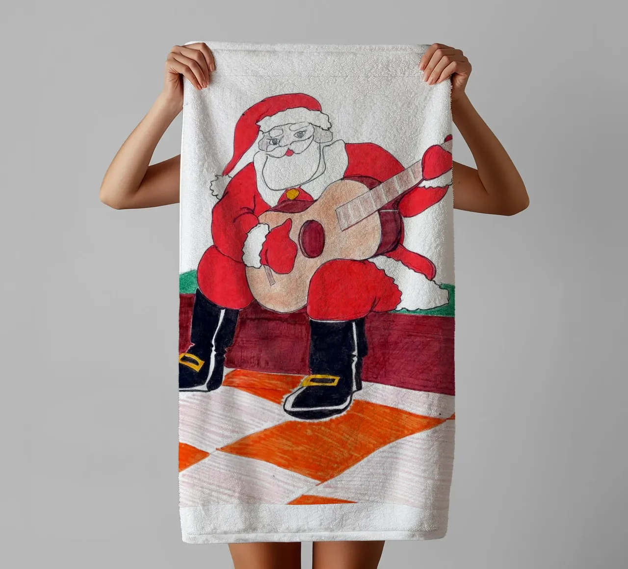Natale asciugamano da bagno da Massimo Frascogna