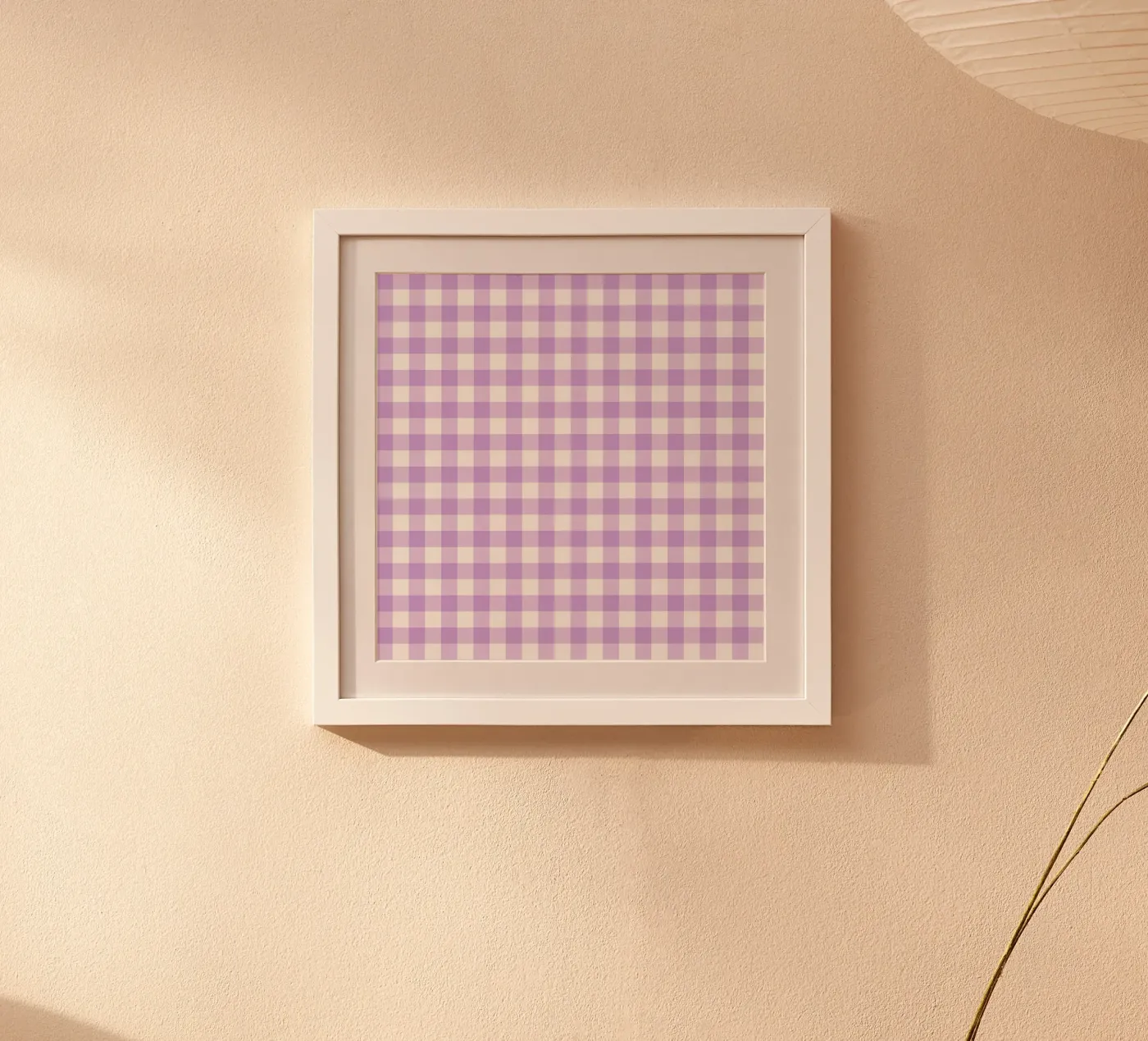 Pastel Purple Gingham poster da Happy Littles