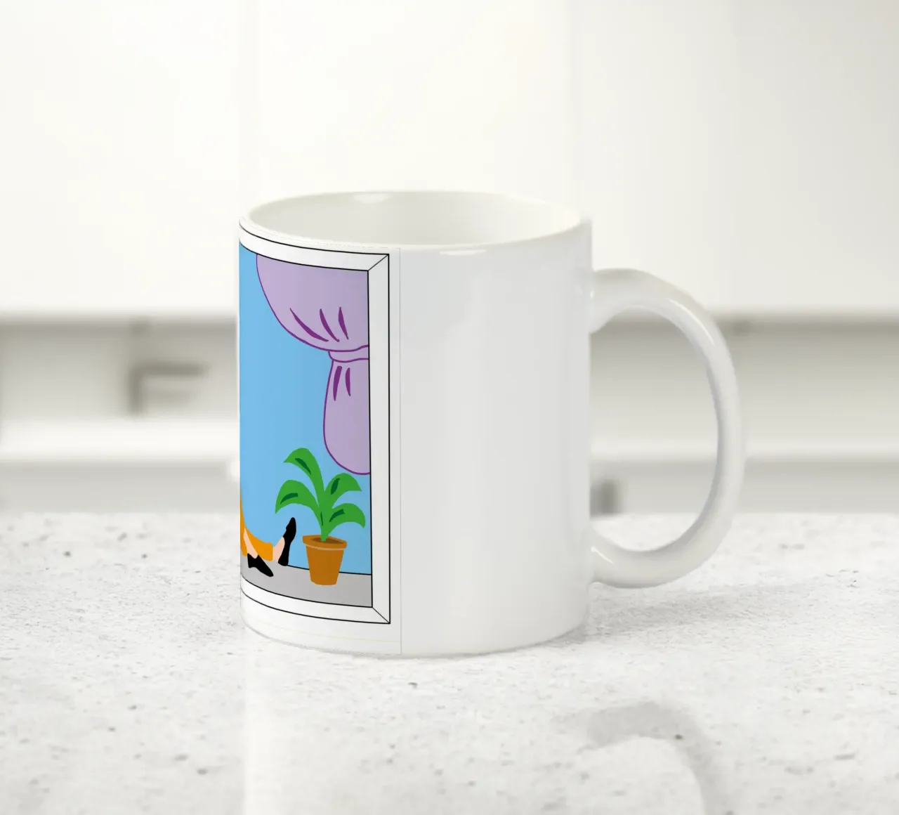 Smartworking tazza in ceramica da Massimo Frascogna