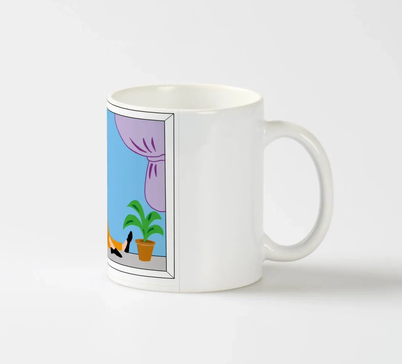 Smartworking tazza in ceramica da Massimo Frascogna