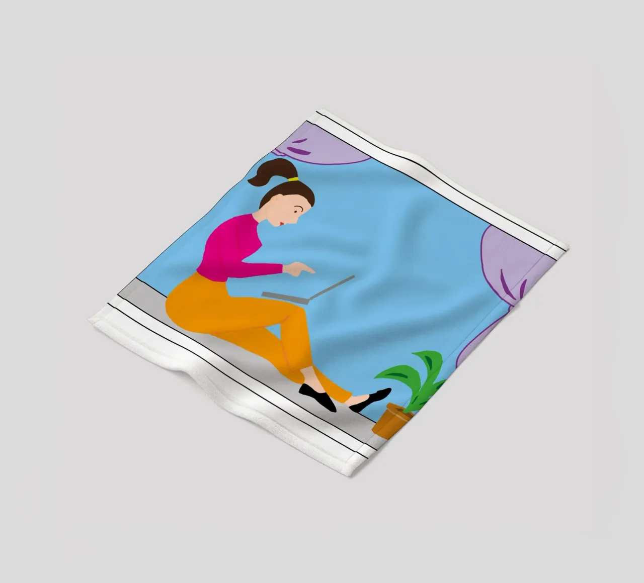 Smartworking coperta in pile da Massimo Frascogna
