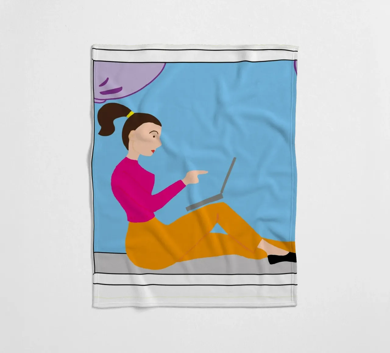 Smartworking coperta in pile da Massimo Frascogna