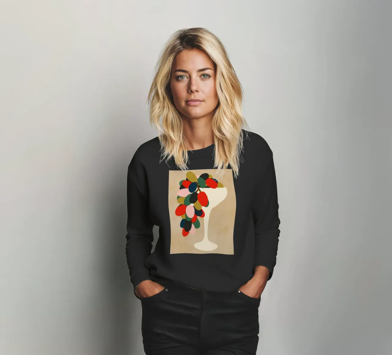 Weintrauben-Array Sweatshirt von Kintsugi99