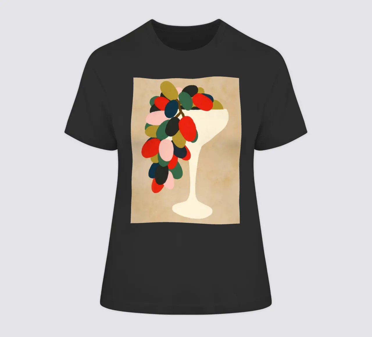 Grape Array women's fitted t-shirt by Kintsugi99