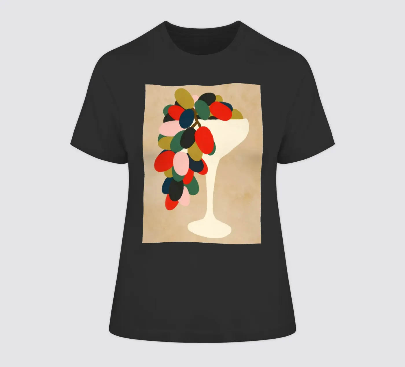 Grape Array women's fitted t-shirt by Kintsugi99