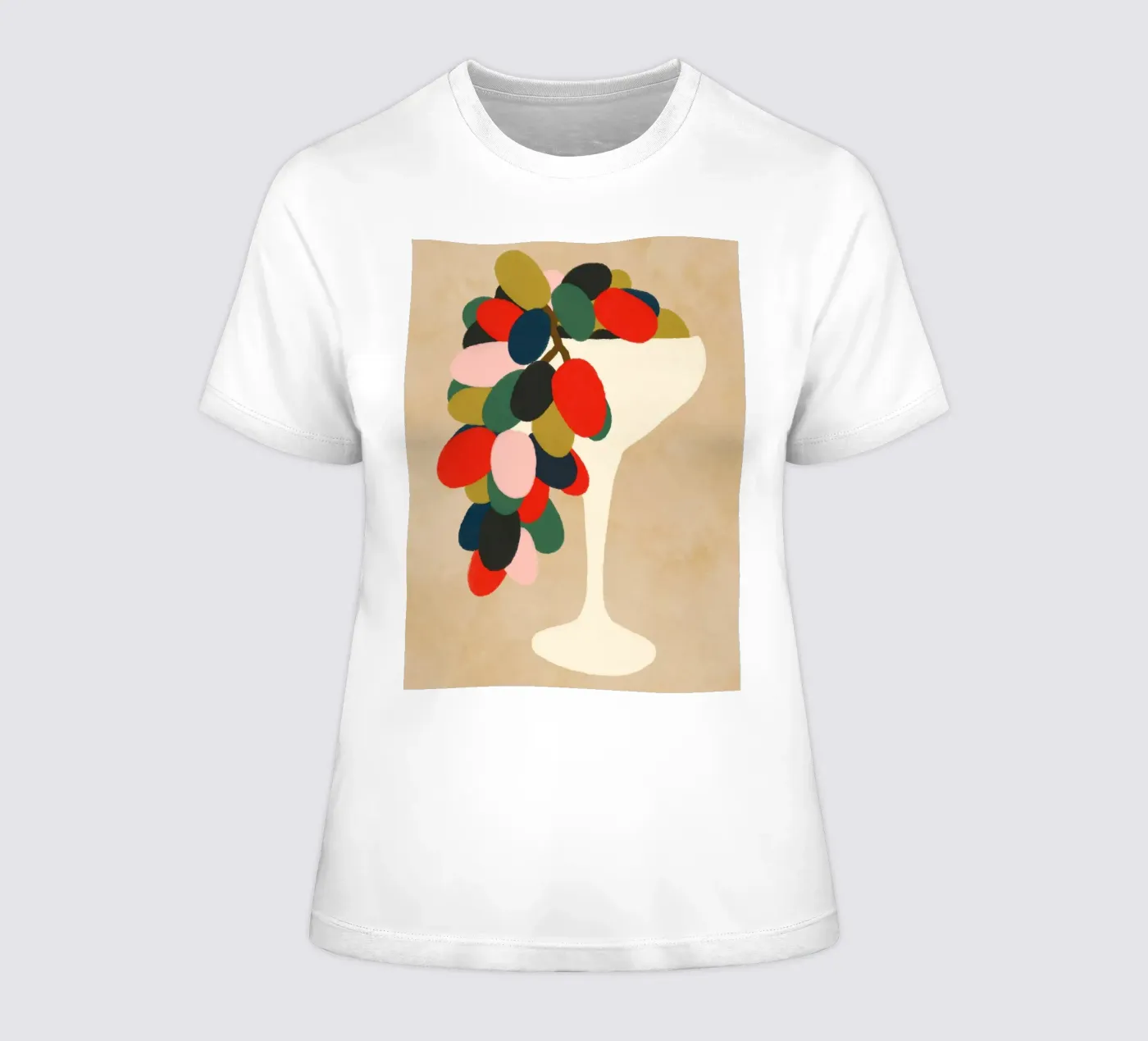 Grape Array women's fitted t-shirt by Kintsugi99